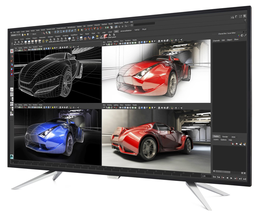 Новият монитор Philips с 4K UHD резолюция и 4K MultiView режим